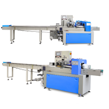 Automatic Pillow Type Sealing and Packing Machine Singal Piece Disposable Mask Packing Machine